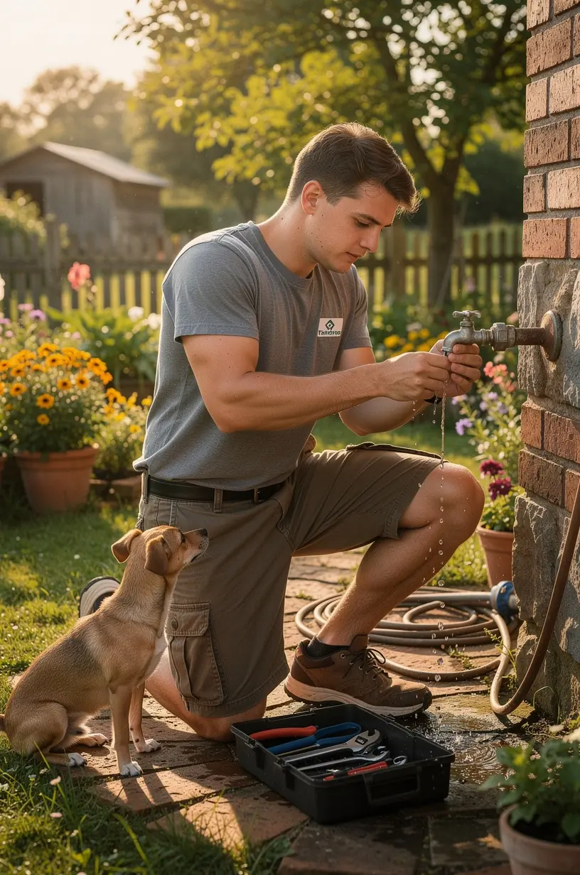 Common plumbing issues in residential homes illustrated.